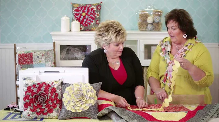 Scallop Ruffled Pillow with Janet Platt | ADORNit