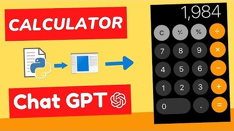 How I Created a Simple Python GUI Calculator and Turned It into an App with ChatGPT😍