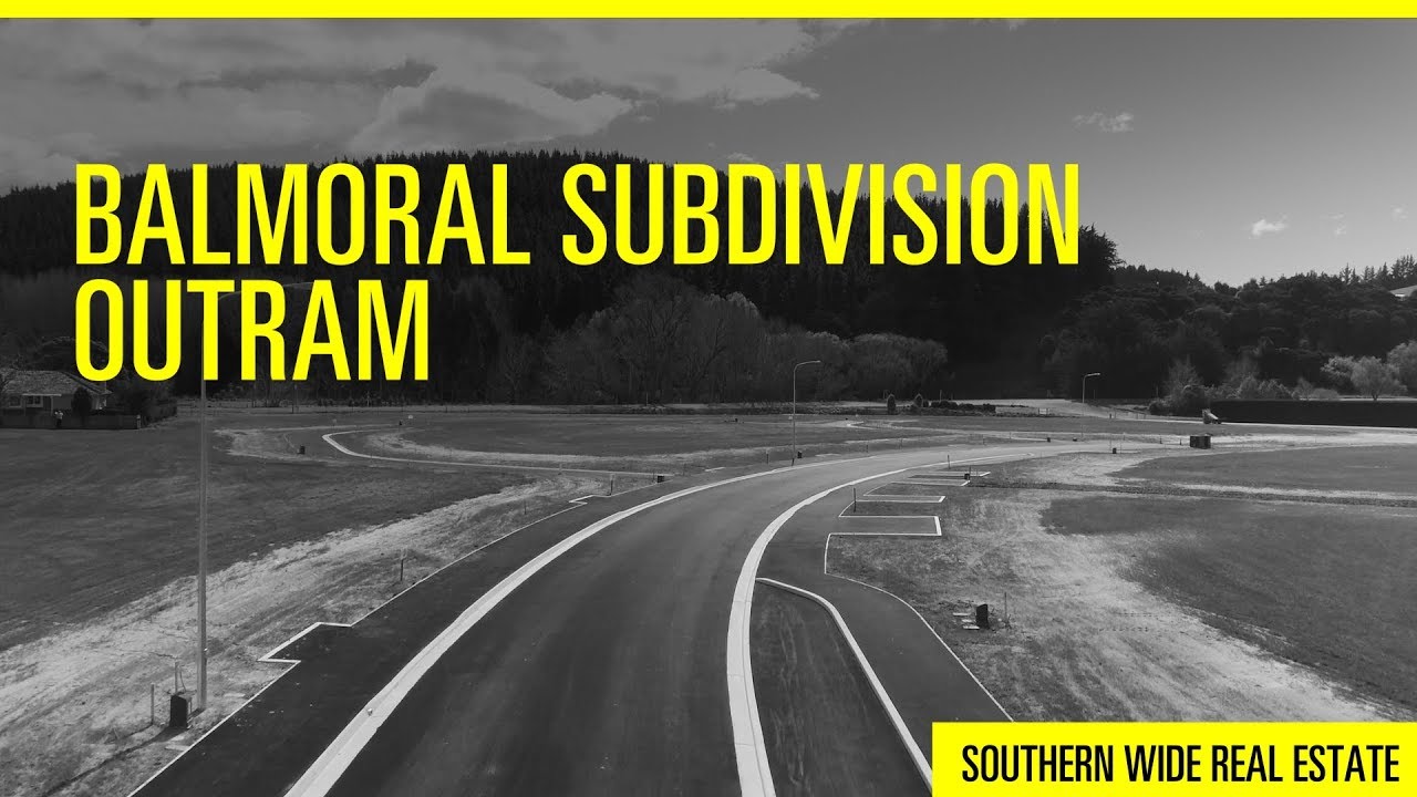 Balmoral Estate Subdivision, Outram Ray & Alison Kean Southern Wide