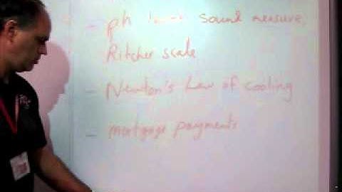 applications of exponential and logarithmic functions part 1