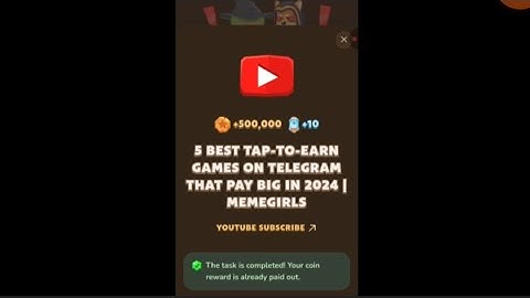 5 Best Tap-to-Earn Games on Telegram That Pay Big in 2024 | MemeGirls video code