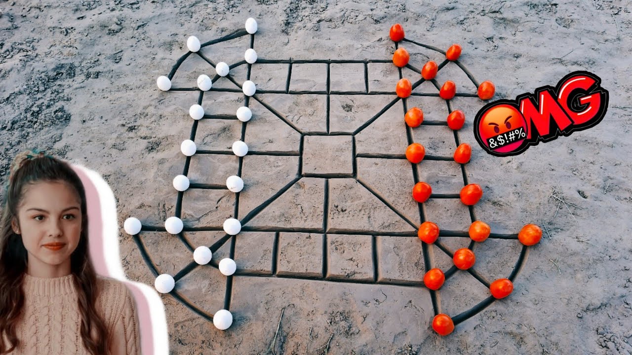 20 beads village style game | 2 player mind game | learn to play |