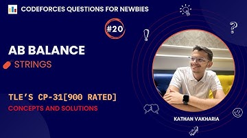 AB Balance | Codeforces | @TLE_Eliminators 