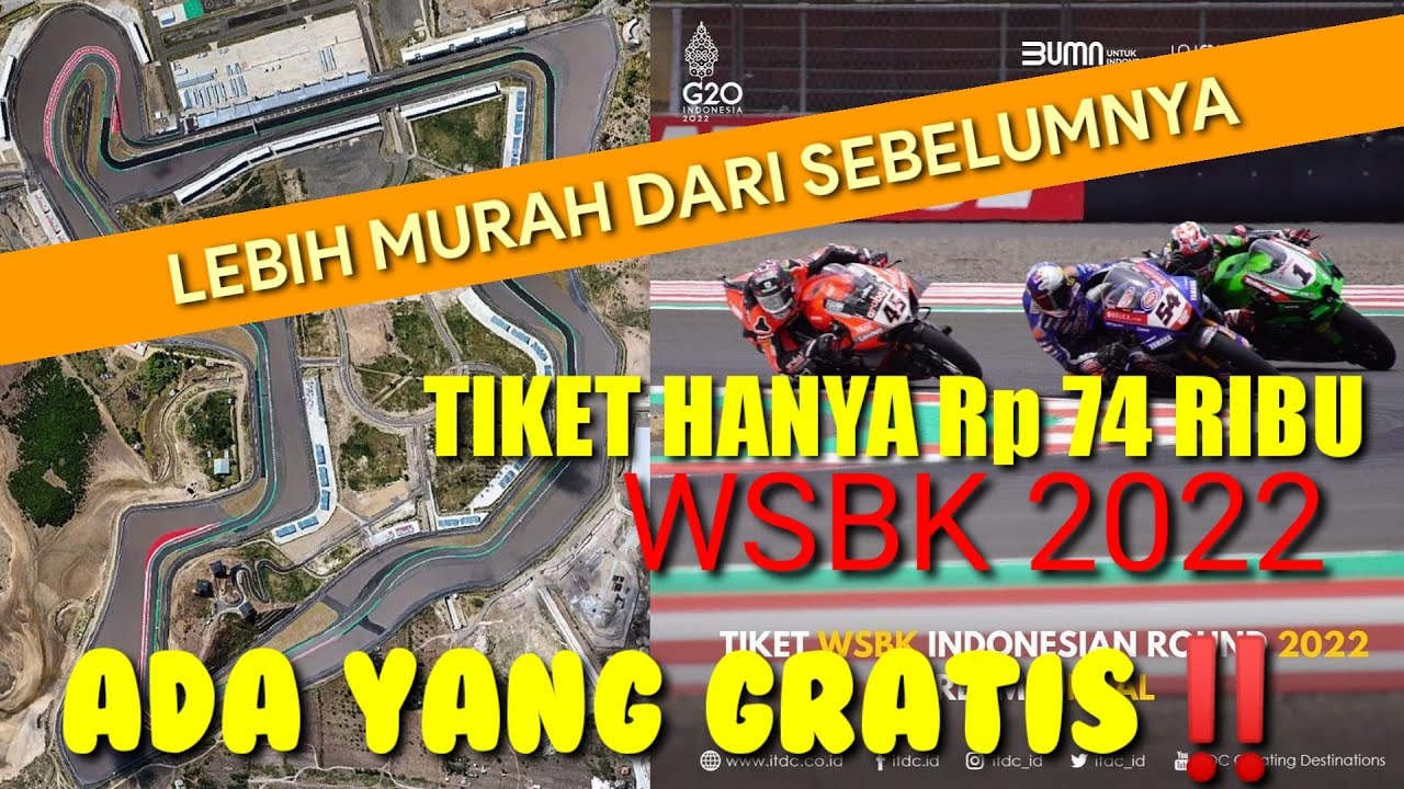  HARGA TIKET TURUN DRASTIS MGPA Rilis Harga Tiket WSBK Sirkuit 