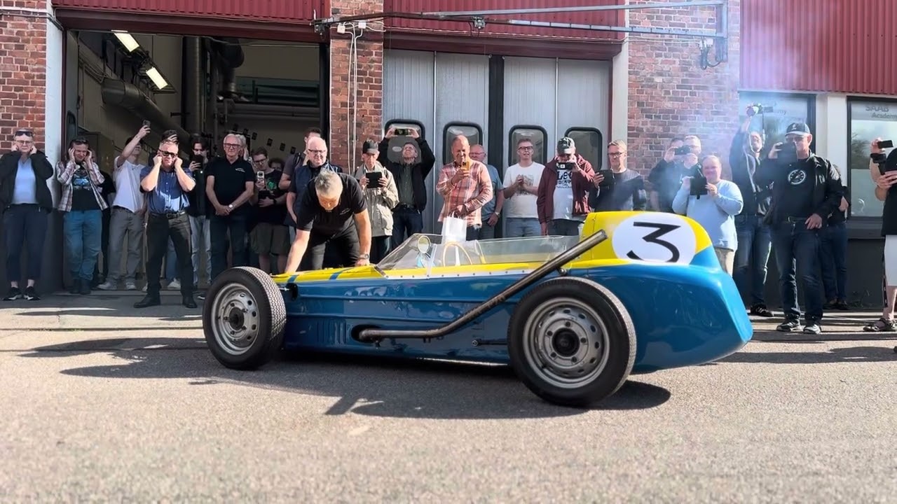 Saab Museum 50th Anniversary - Saab Formula Junior Start-up