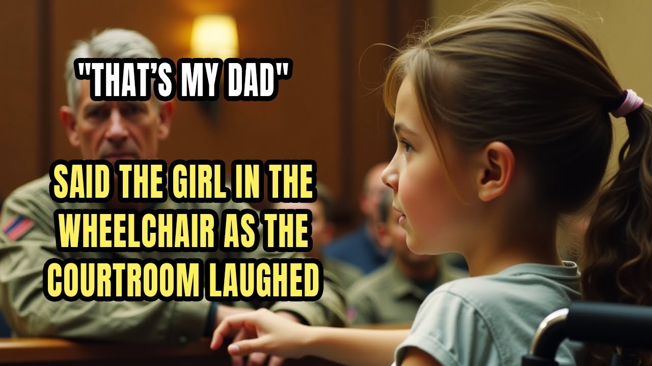That’s My Dad — said the girl in the wheelchair as the courtroom laughed at the broken soldier