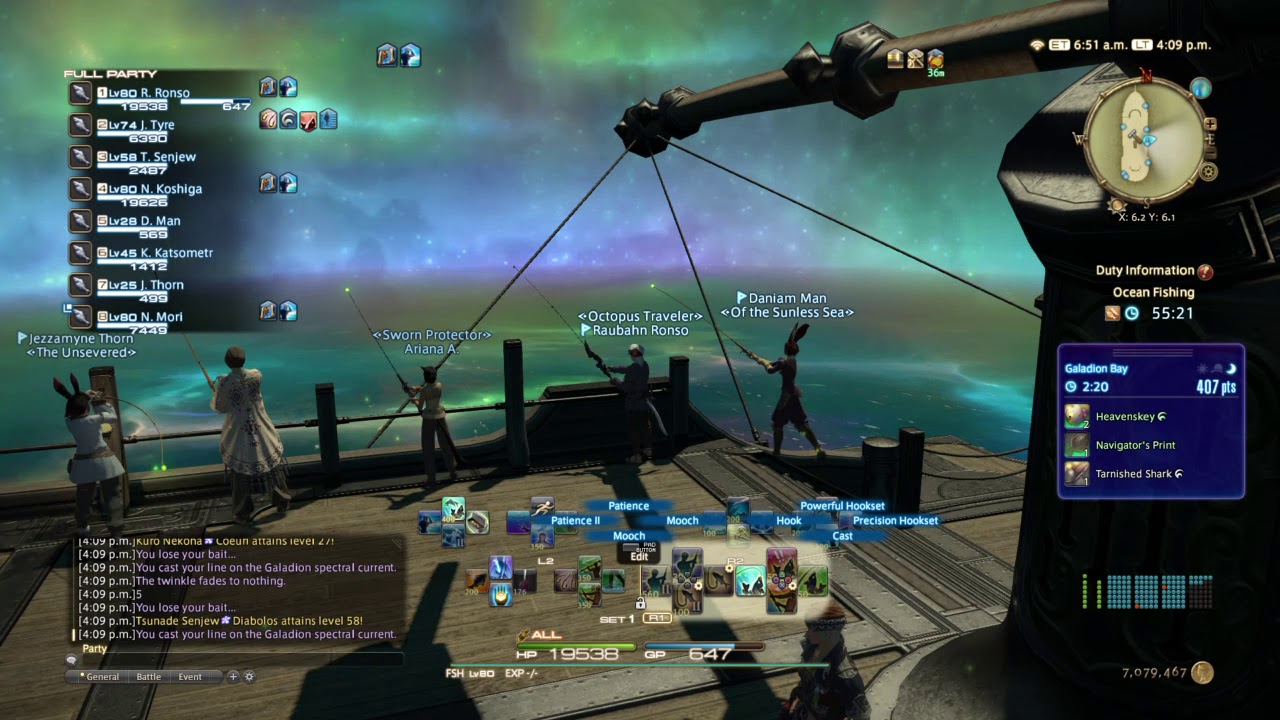 Sothis HQ FFXIV Ocean Fishing 