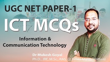 Information and Communication Technology ICT II UGC NET/JRF Paper - 1