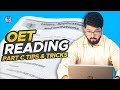 How To Get A Grade In OET Reading In 2025 | Top Tips