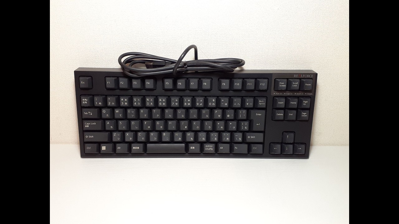 東プレ REALFORCE R3S R3SC13 [有線/テンキーレス/日本語配列/ブラック