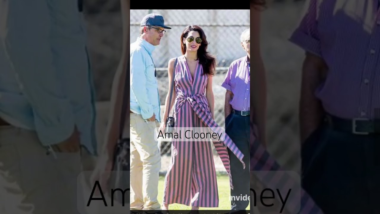 Amal Clooney Fashion Outfits 