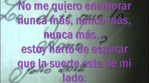 Thumbnail of Camilo Sesto Nunca Mas con letra