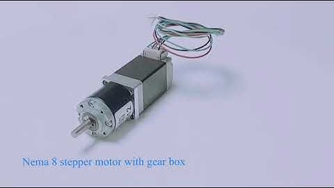 Nema 8 stepper motor with gearbox