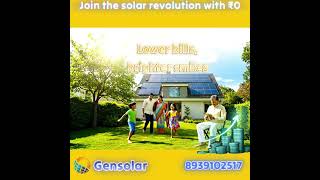 Solar Installation Chennai | Gensolar | 8939102517 | Tata Solar | Adani Solar |Solar Dealers Chennai