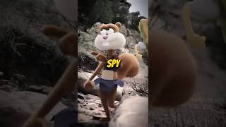 Sandy is CONFIRMED to be a SPY #spongebobsquarepants #savingbikinibottom #sandycheeks #netflix