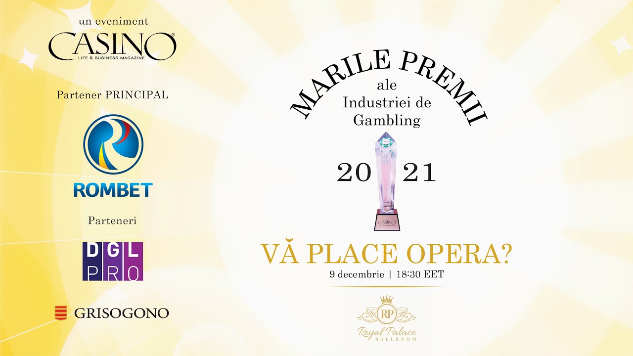 GALA MARILOR PREMII ALE INDUSTRIEI DE GAMBLING 2021 YouTube