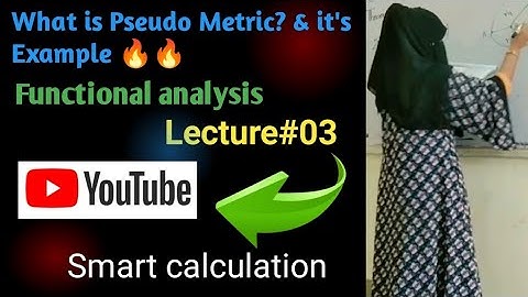 Pseudo Metric| Pseudo Metric Definition, Concept & it