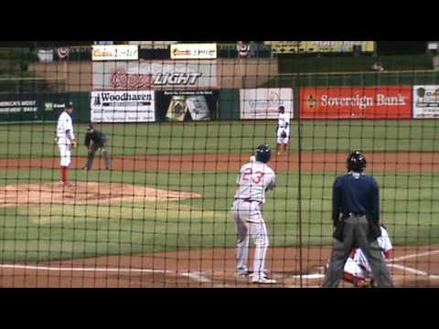 Casey Kelly ropes a double down the left field line