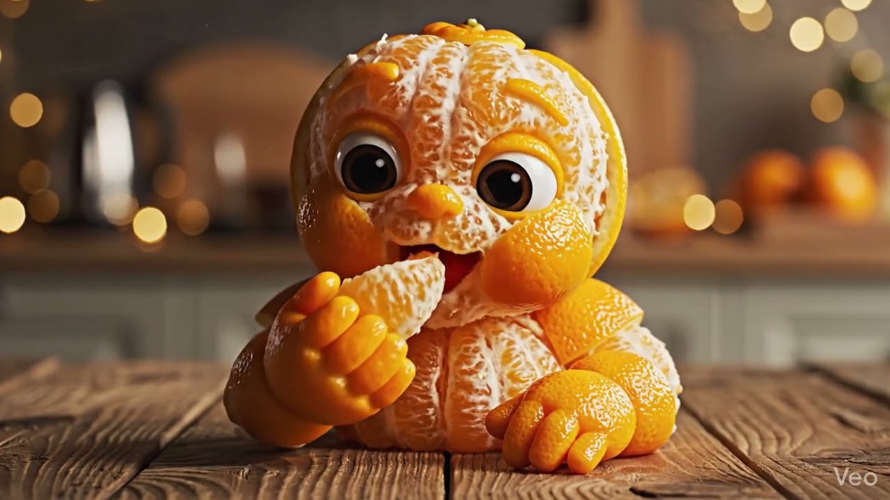 A Living Orange That Eats Itself | Surreal Food Art