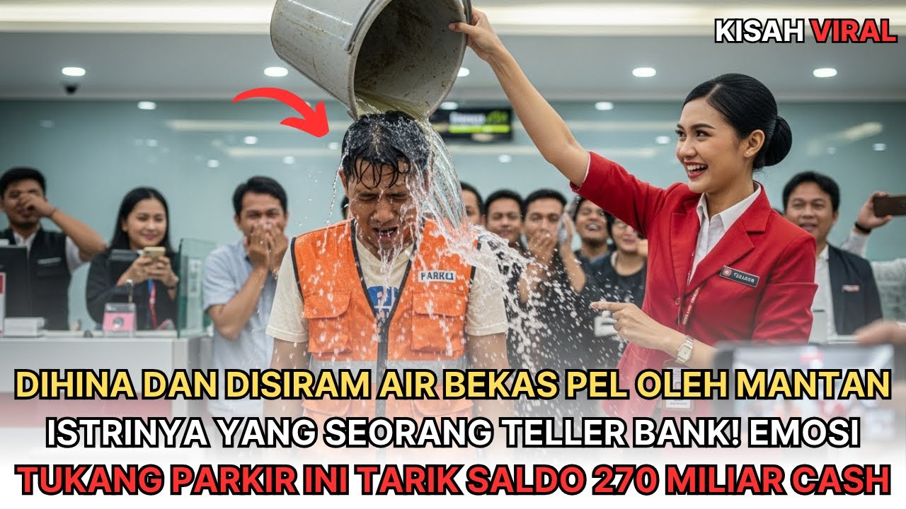 TUKANG PARKIR INI TARIK UANG 270 MILIAR SETELAH DISIRAM DAN DIHINA OLEH MANTAN ISTRINYA TELLER BANK!