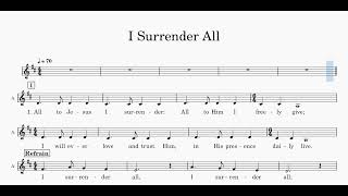 I Surrender All (Alto Part)