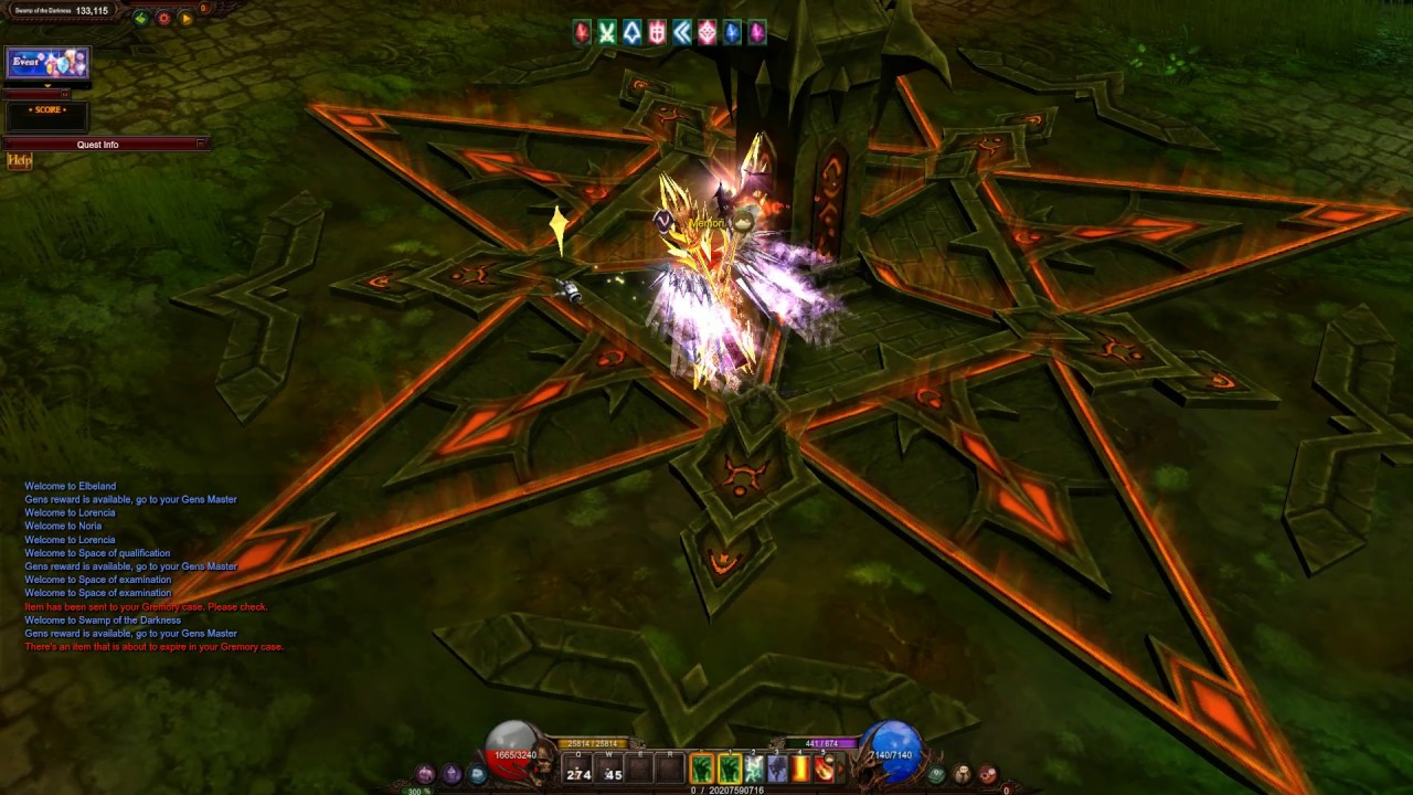 [Mu online season 13] bugged 4th Quest monster Magic ENE YouTube