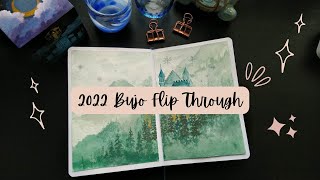 2022 Bujo flip through l Bujo spreads of 2022 l Bullet journal cover pages l Bujo ideas and inspo