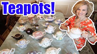 My Teapot Collection! Get your teacup ready and let