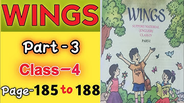 Wings class 4 Part-3 || Lesson - 10 || page 185-188 || activity 9 10 || @StudyMapping