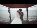 Красивая свадьба на берегу