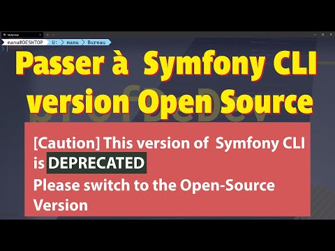 Passer à Symfony CLI version open source