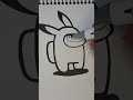 Let's Draw and Color Amond Us. Pikachu Came. #shorts #art #colors #drawing
