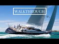 S/Y MISS SILVER 36M/118' Alloy Yacht by Dubois for sale - High Performance Sailing Yacht Walkthrough