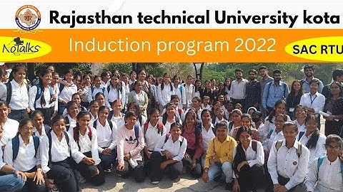 Induction 2022 Aftermovie 🔥|RTU Kota |SAC RTU|#notalks #rtukota #freshers