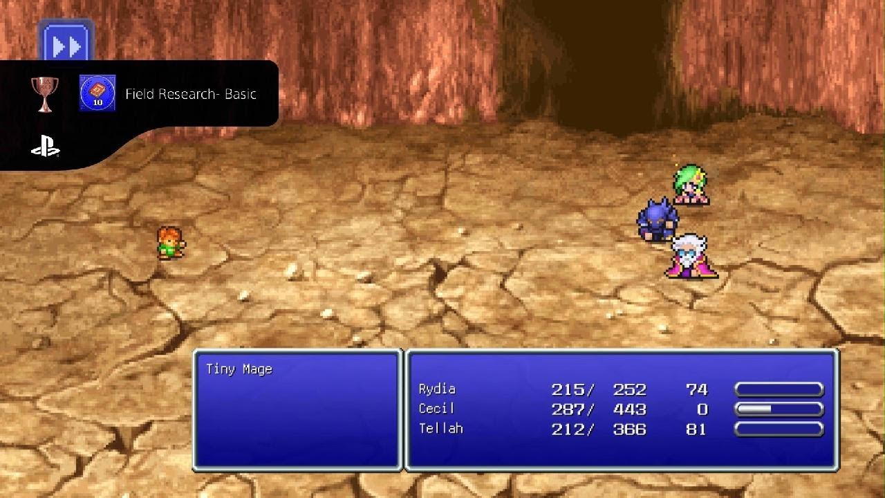 Final Fantasy IV: Pixel Remaster ~ Field Research- Basic Trophy