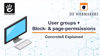 User groups + block- & page-permissions | Concrete5 Explained *ADVANCED*