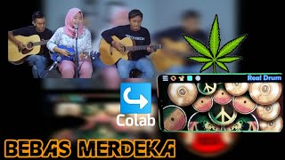 BEBAS MERDEKA - FERA CHOCOLATOS FT. GILANG & BALA | REAL DRUM COVER