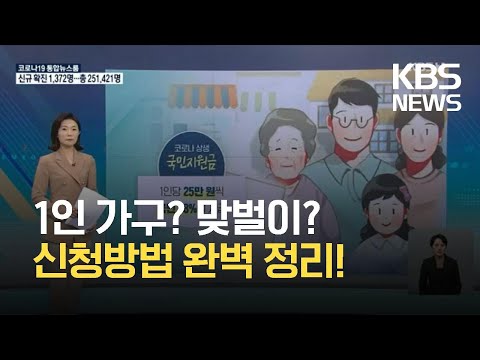   친절한 뉴스 1인당 25만 원 국민지원금 신청 방법 완벽 정리해 드립니다 KBS 2021 08 31