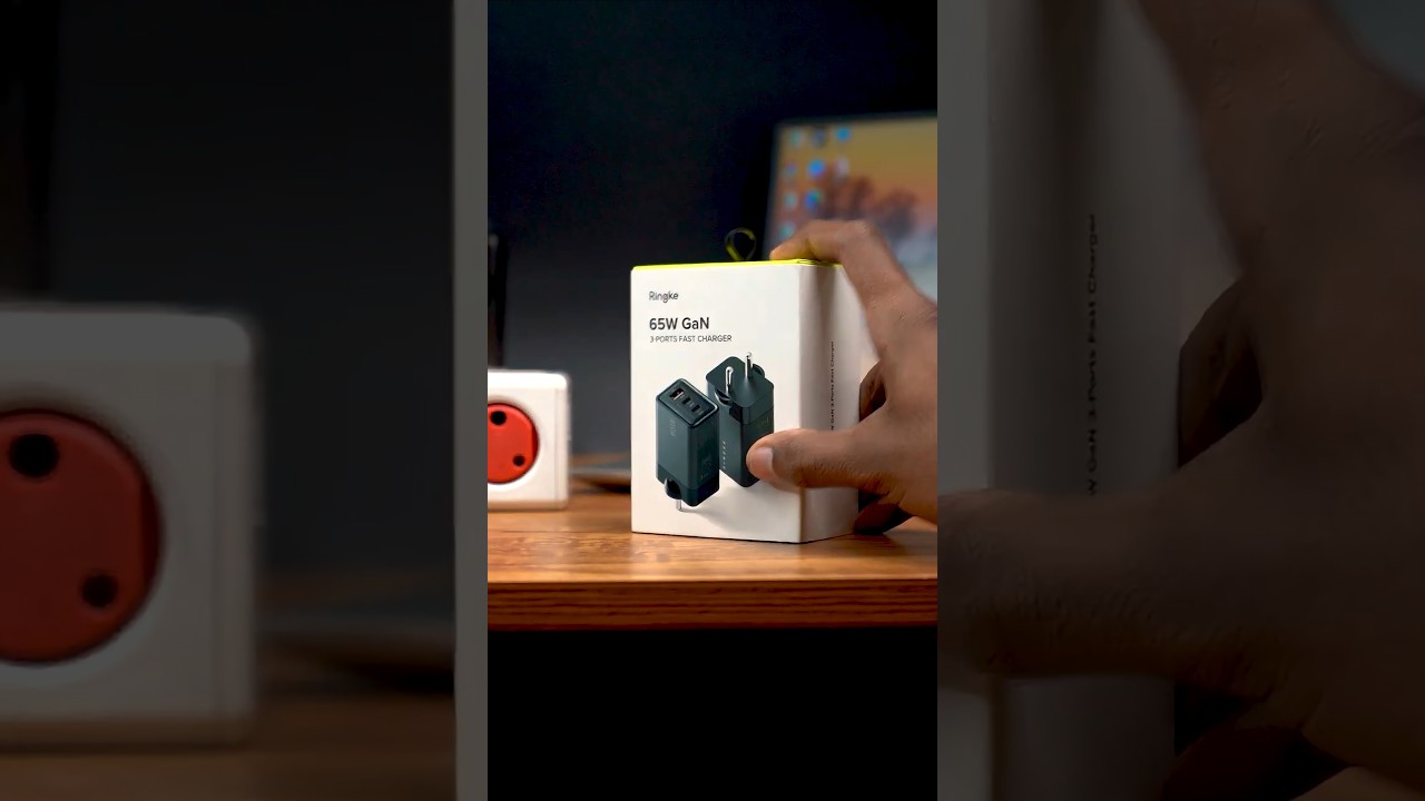 Ringke 65W GaN 3-Port Fast Charging Adapter