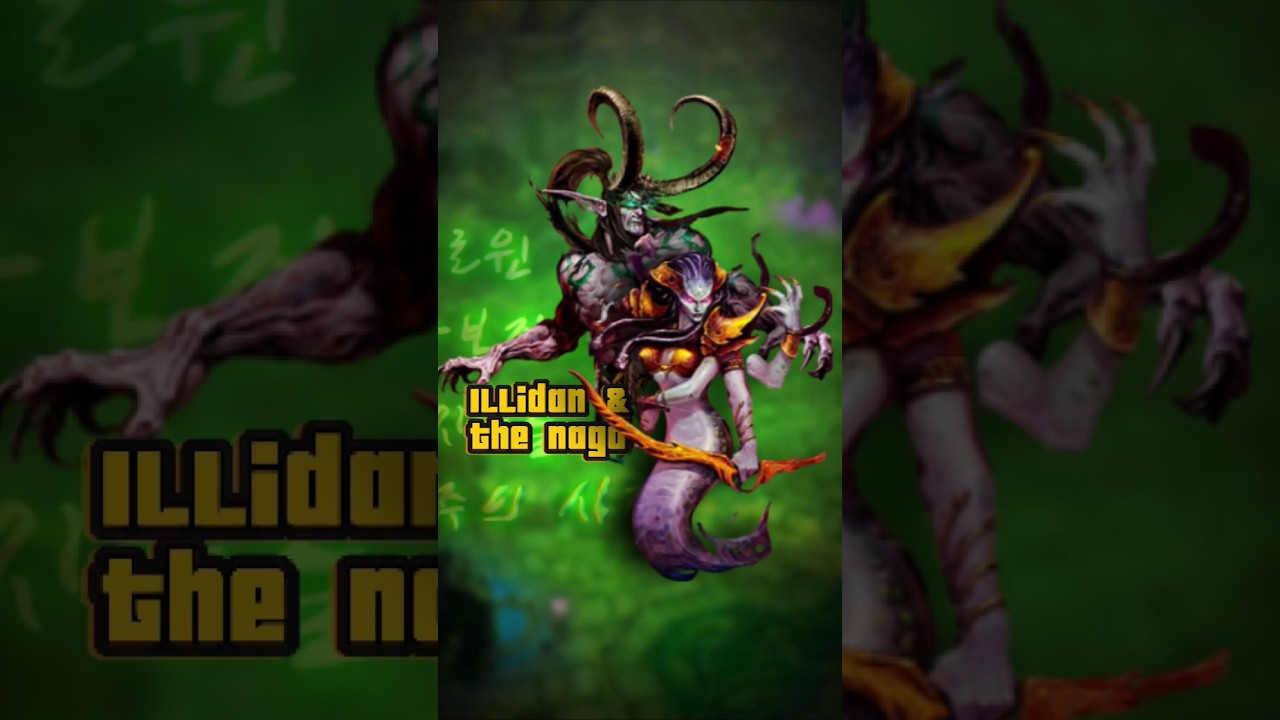 Warcraft 3: Reforged - Maiev vs. Naga! Illidan's Dark Allies (Lore Clip)