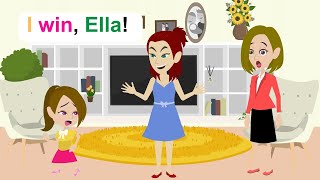 Cora strikes back Ella - Funny English Animated Story - Ella English