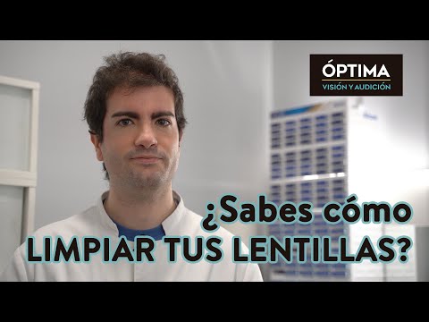 ¿Sabes cómo limpiar tus lentillas?