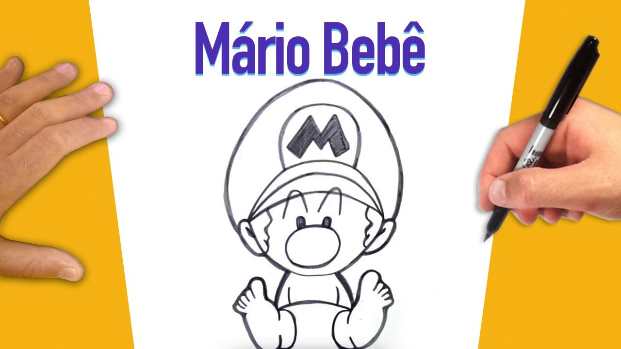 Como Desenhar Super Mario Bros Mario Bebe