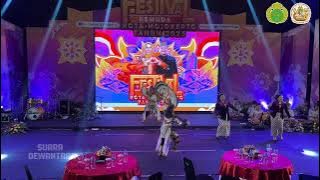 CAMPURSARI SUARA DEWANTARA DAN TARI JARANAN PERSEMBAHAN PARA MURID SMK TAMANSISWA MOJOKERTO 