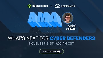 AMA - LetsDefend x HackTheBox - What