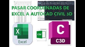 Como importar puntos de Excel a AutoCAD civil 3d