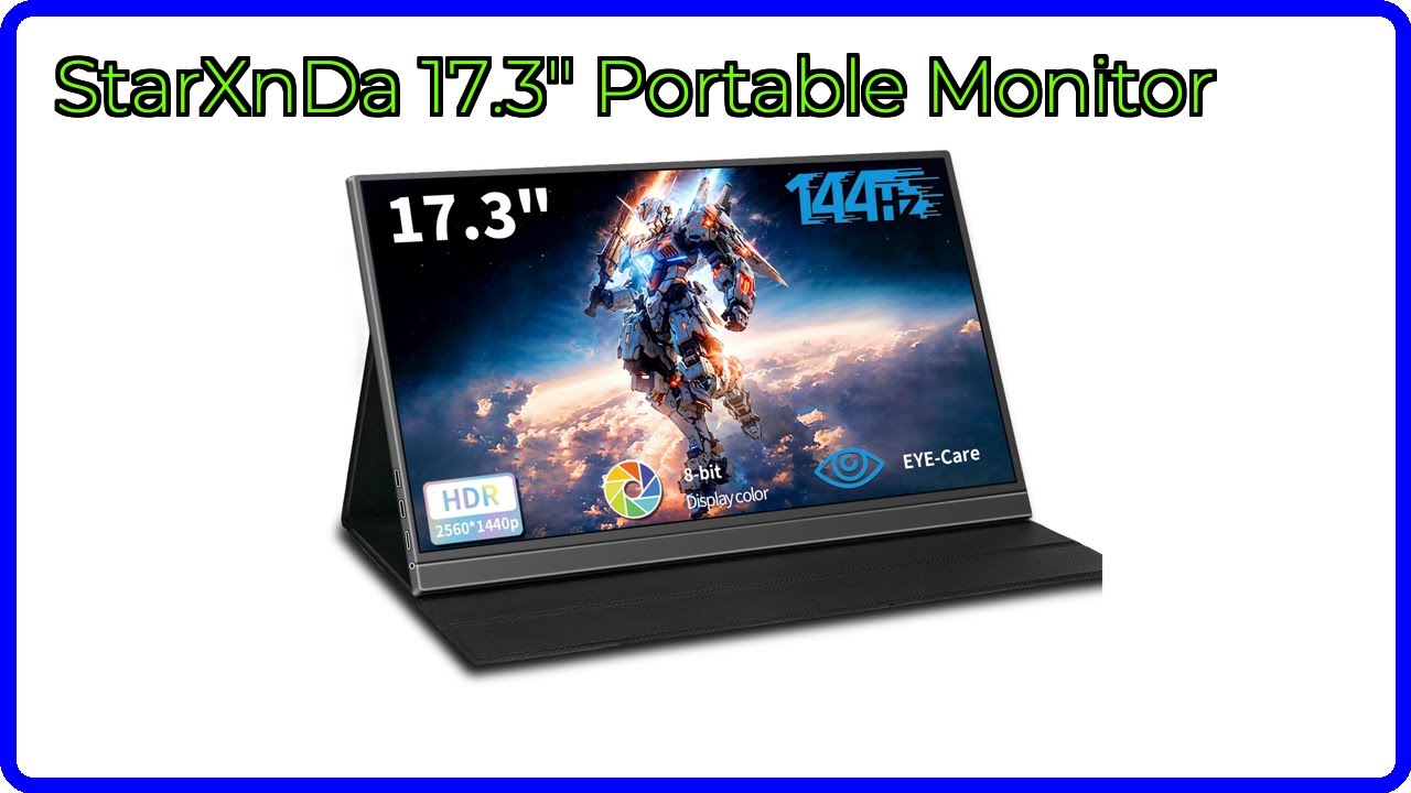 REVIEW (2026): StarXnDa 17.3'' Portable Monitor. ESSENTIAL details