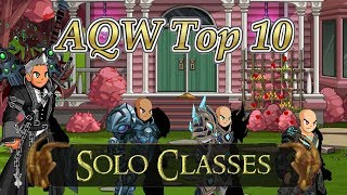 AQW Top 10 Soloing Classes 2018