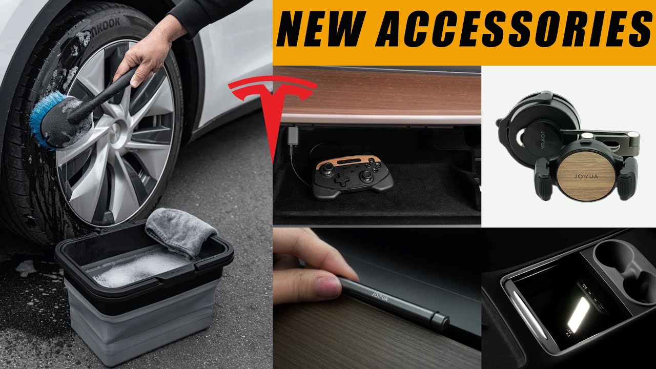 NEW Tesla Model 3/Y Accessories From JOWUA #teslamodely #tesla - YouTube