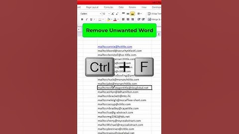 Excel - এ অপ্রয়োজনীয় শব্দ যেভাবে ডিলিট করবেন ll Remove Unwanted Word ll Bivash Academy #Shorts